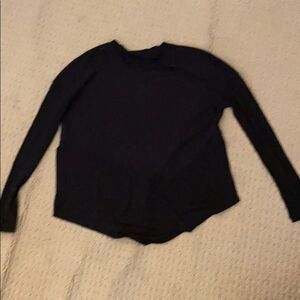 Alo yoga black XS asymmetrical hem